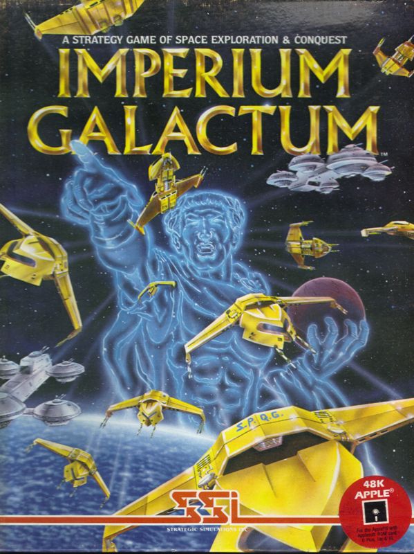 Imperium Galactum box art for Commodore 64